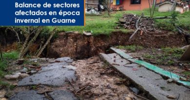 Balance de sectores afectados en época invernal en Guarne Balance de sectores afectados en época invernal en Guarne